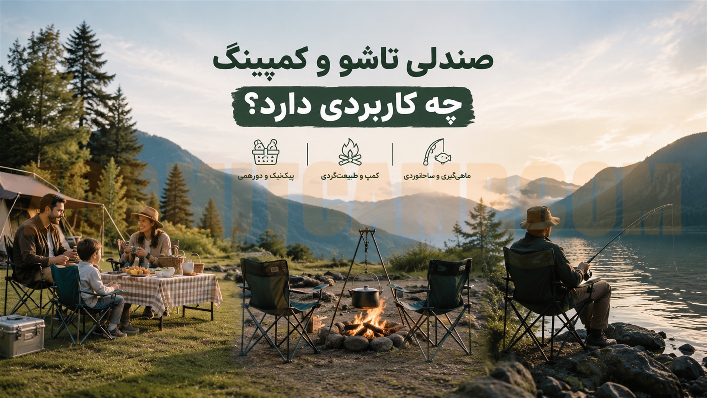 خرید صندلی کمپینگ و صندلی تاشو؛ راحتی بیشتر در سفر و طبیعت