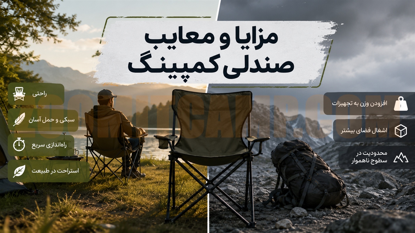 خرید صندلی کمپینگ و صندلی تاشو؛ راحتی بیشتر در سفر و طبیعت