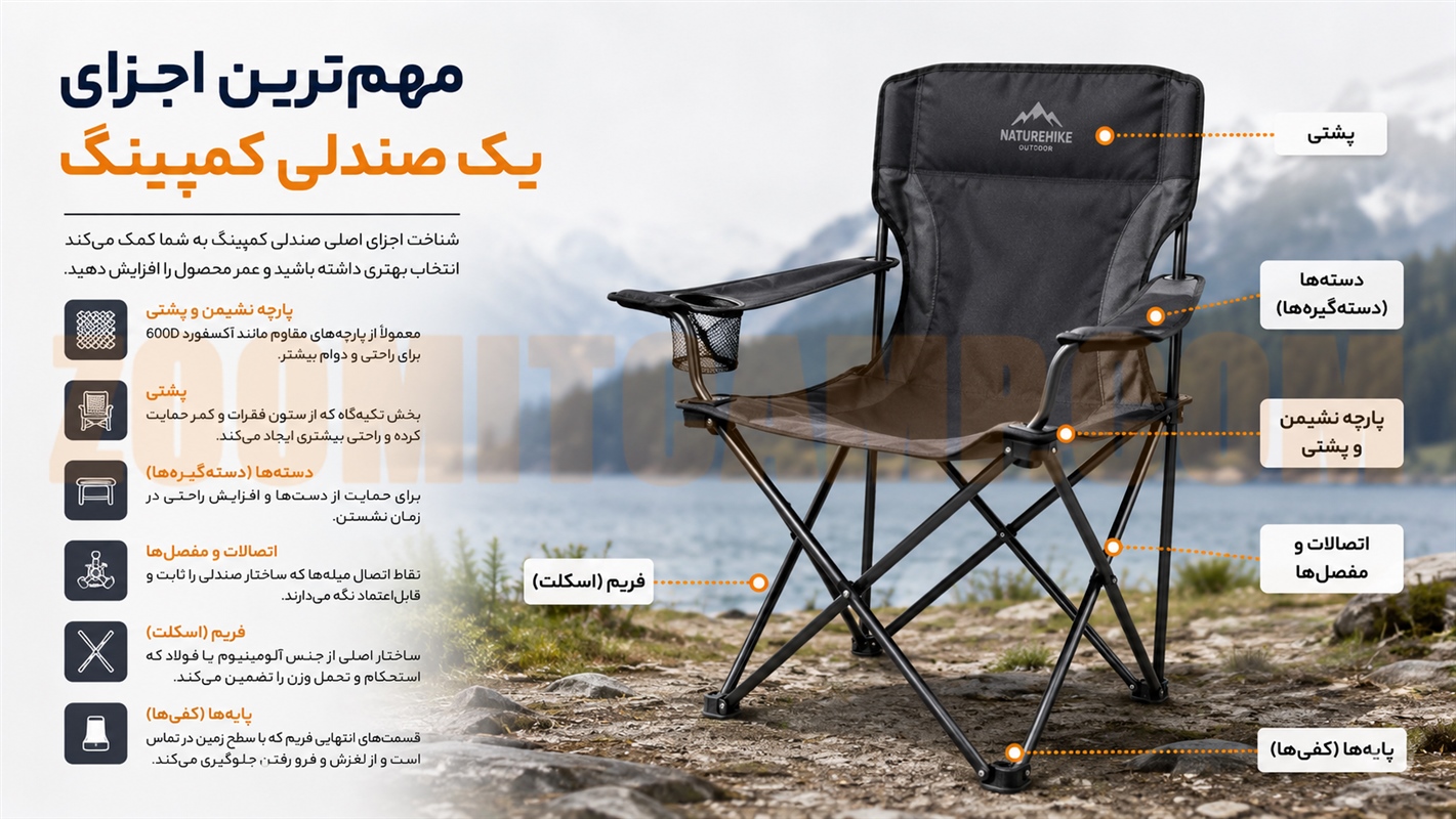 خرید صندلی کمپینگ و صندلی تاشو؛ راحتی بیشتر در سفر و طبیعت