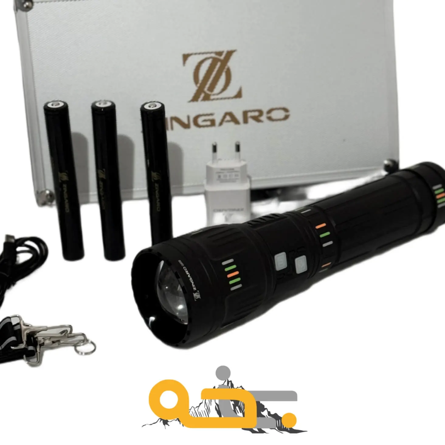 چراغ قوه g600 مدل جی 600 زوم دار قدرتمند 16 چراغ قوه اسمال سان G600