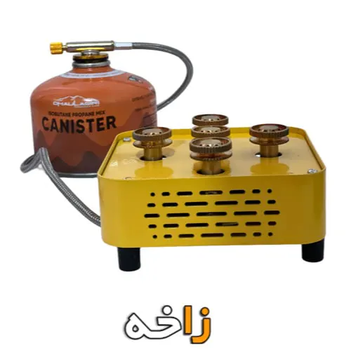 اجاق گاز سفری 5 شعله و شلنگ دار 20 اجاق گاز سفری 5 شعله