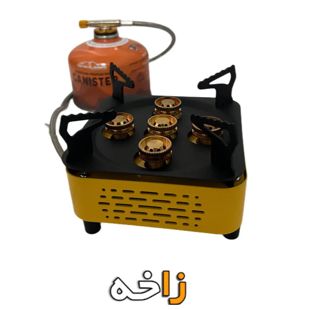 اجاق گاز سفری 5 شعله و شلنگ دار 21 اجاق گاز سفری 5 شعله