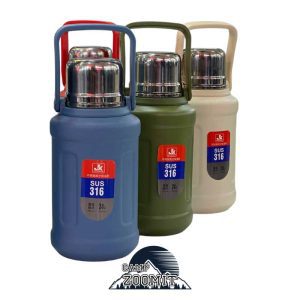 فلاسک آلومینیومی جی کی 1.5 لیتر و 1 لیتر
