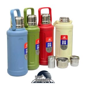فلاسک آلومینیومی جی کی 1.5 لیتر و 1 لیتر