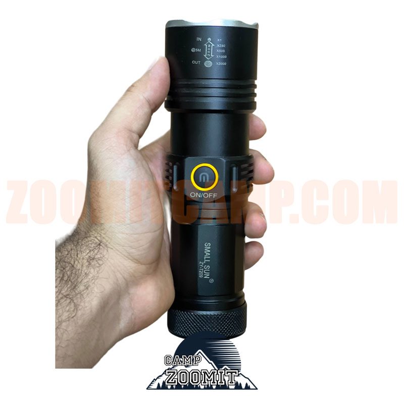 چراغ قوه زوم دار اسمال سان ZY-T209 1 خرید چراغ قوه اسمال سان ZY-T209