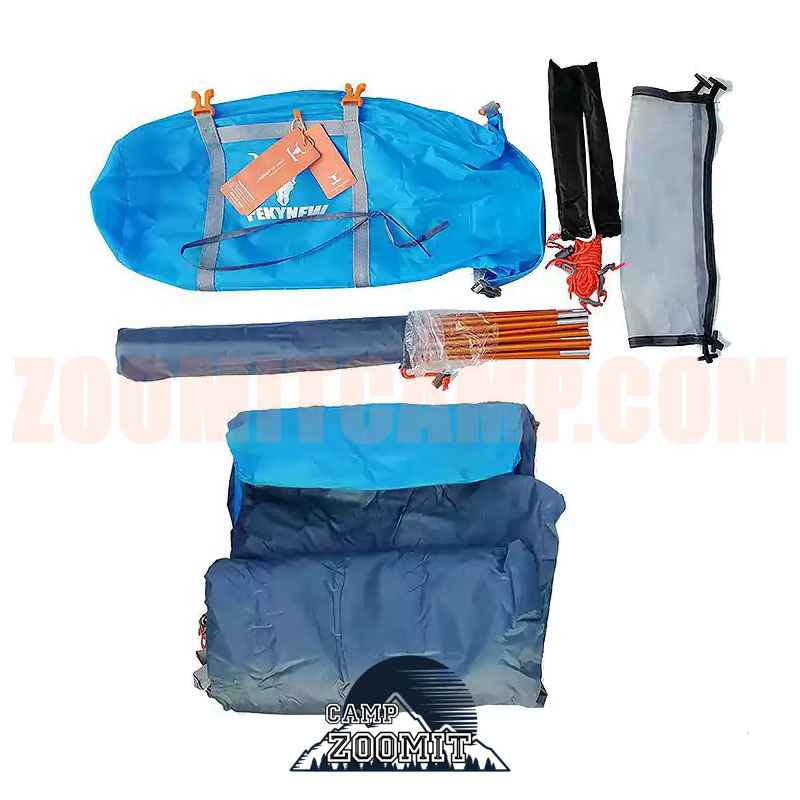 چادر کله گاوی 3 نفره پکینیو ظرفیت 2 الی 3 نفره مدل PEKYNEW C2001B 4 چادر کله گاوی مدل C2001B