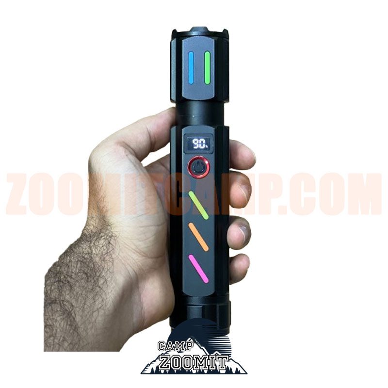 چراغ قوه زوم دار اسمال سان مدل ZY-530 1 چراغ قوه زوم دار اسمال سان مدل ZY-530
