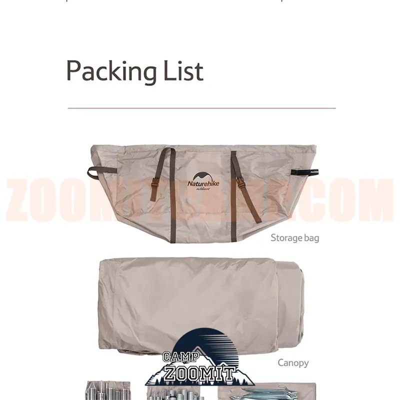 چادر کمپینگ نیچرهایک مدل NH20TM001 3 چادر کمپینگ نیچرهایک مدل NH20TM001