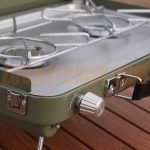 اجاق گاز 2 مشعل اطلس کیفی با پایه تاشو