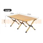میز کمپینگ آلومینیومی نیچرهایک 8 نفره مدل CNK2300JU010