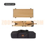 میز کمپینگ آلومینیومی نیچرهایک 8 نفره مدل CNK2300JU010