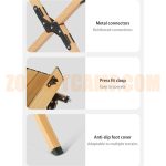 میز کمپینگ آلومینیومی نیچرهایک 8 نفره مدل CNK2300JU010