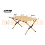 میز کمپینگ آلومینیومی نیچرهایک 8 نفره مدل CNK2300JU010