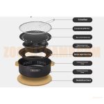 باربیکیو رومیزی یا اجاق ذغالی نیچرهایک مدل CNK2550CF010