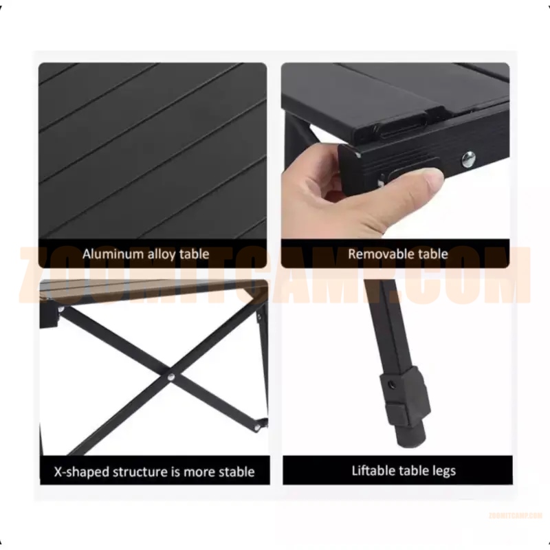 میز کمپینگ چانوداگ 2 نفره مدل FX-7155 ارتفاع قابل تنظیم و آلومینیومی 16 میز کمپینگ چانوداگ 2 نفره مدل FX-7155 ارتفاع قابل تنظیم و آلومینیومی - Image 6