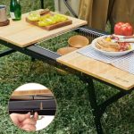 میز صفحه کشویی نیچرهایک 2 نفره کیفی مدل NH22JU010
