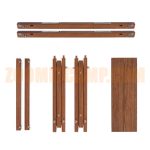 میز کمپینگ تمام چوبی نیچرهایک 2 نفره مدل NH20JJ037