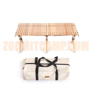میز کمپینگ چوبی نیچرهایک 6 نفره مدل NH19JJ009 تمام چوبی