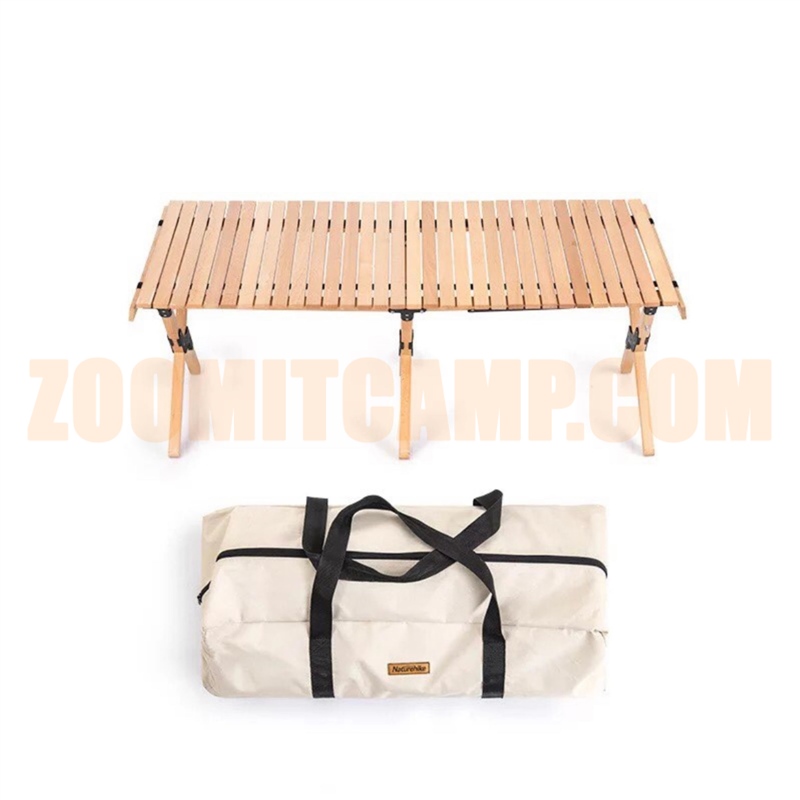 میز کمپینگ چوبی نیچرهایک 6 نفره مدل NH19JJ009 تمام چوبی 2 میز کمپینگ چوبی نیچرهایک 6 نفره مدل NH19JJ009 تمام چوبی