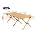 میز کمپینگ آلومینیومی نیچرهایک 8 نفره مدل CNK2300JU010