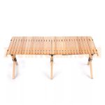 میز کمپینگ چوبی نیچرهایک 6 نفره مدل NH19JJ009 تمام چوبی