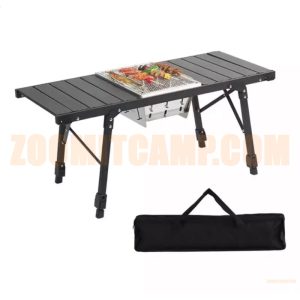 میز کمپینگ چانوداگ 2 نفره مدل FX-7155 ارتفاع قابل تنظیم و آلومینیومی