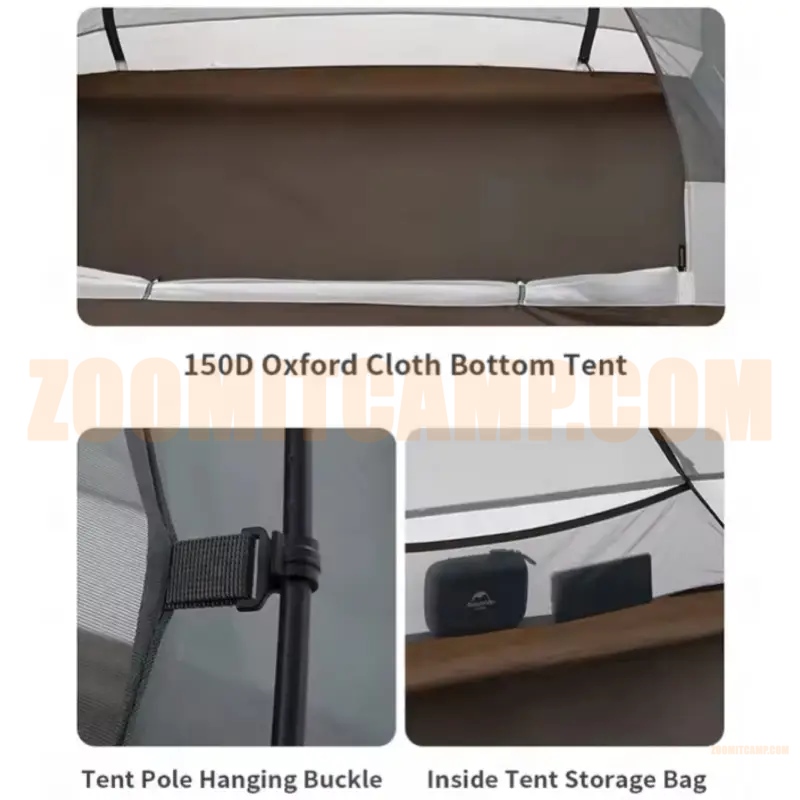 چادر کوهنوردی 2 نفر خواب نیچرهایک مدل NH21YW132 8 چادر کوهنوردی 2 نفر خواب نیچرهایک مدل NH21YW132