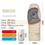 کیسه خواب ترکیبی 1740 گرم CW1000 نیچرهایک (1000 گرم پر)