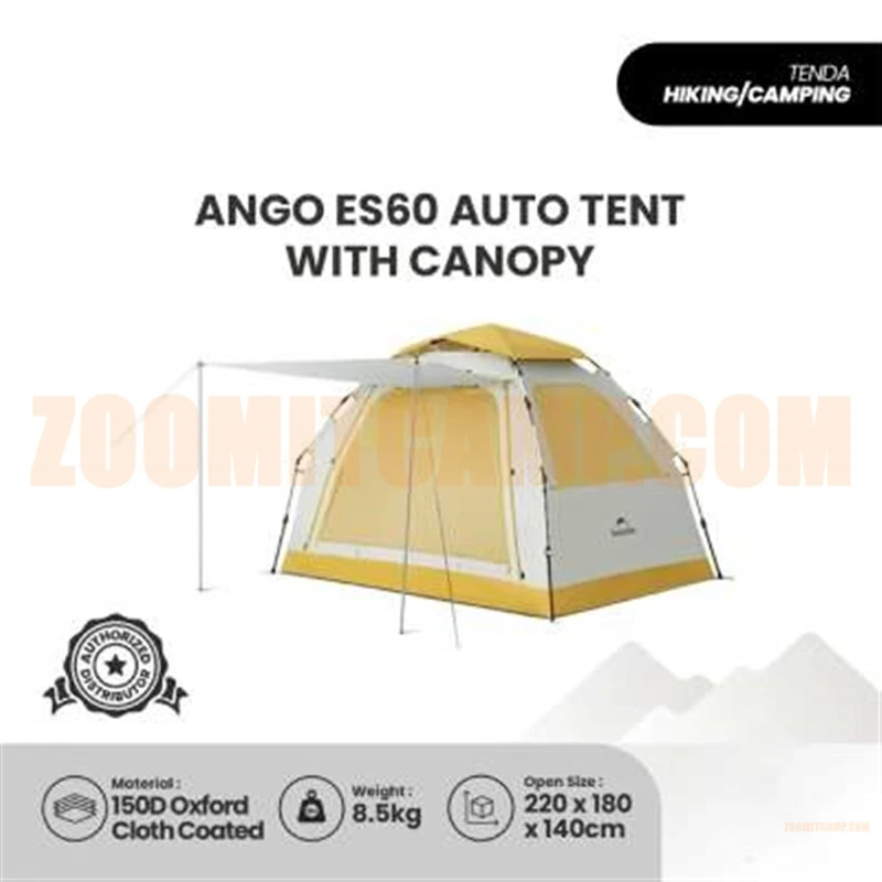 چادر اتوماتیک نیچرهایک 3 نفر خواب Ango ES60 مدل CNK230WS018 16 چادر اتوماتیک نیچرهایک 3 نفر خواب Ango ES60 مدل CNK230WS018