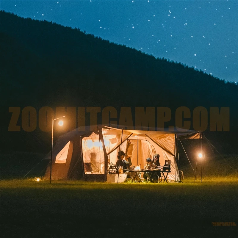 چادر اتوماتیک 8 نفر خواب نیچرهایک Village 13 Ti Black نسخه تیتانیوم با سایبان پشه بند دار مدل CNH22ZP004 23 چادر اتوماتیک 8 نفر خواب نیچرهایک Village 13 Ti Black نسخه تیتانیوم با سایبان پشه بند دار مدل CNH22ZP004