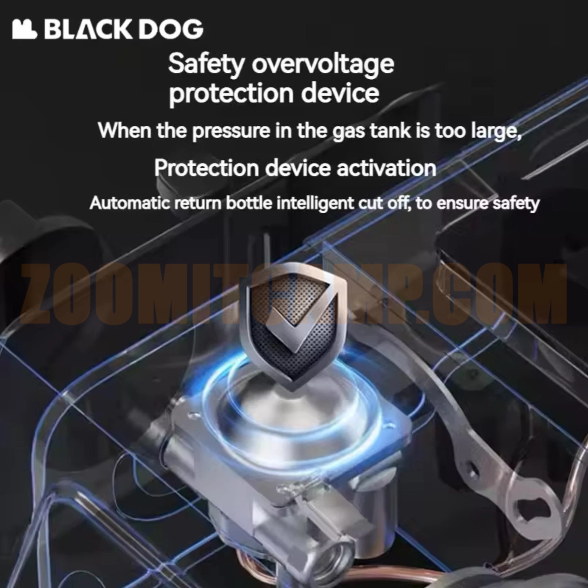 اجاق گاز کمپینگ بلک داگ BLACK DOG مدل CBD2300012 14 اجاق گاز کمپینگ بلک داگ BLACK DOG مدل CBD2300012