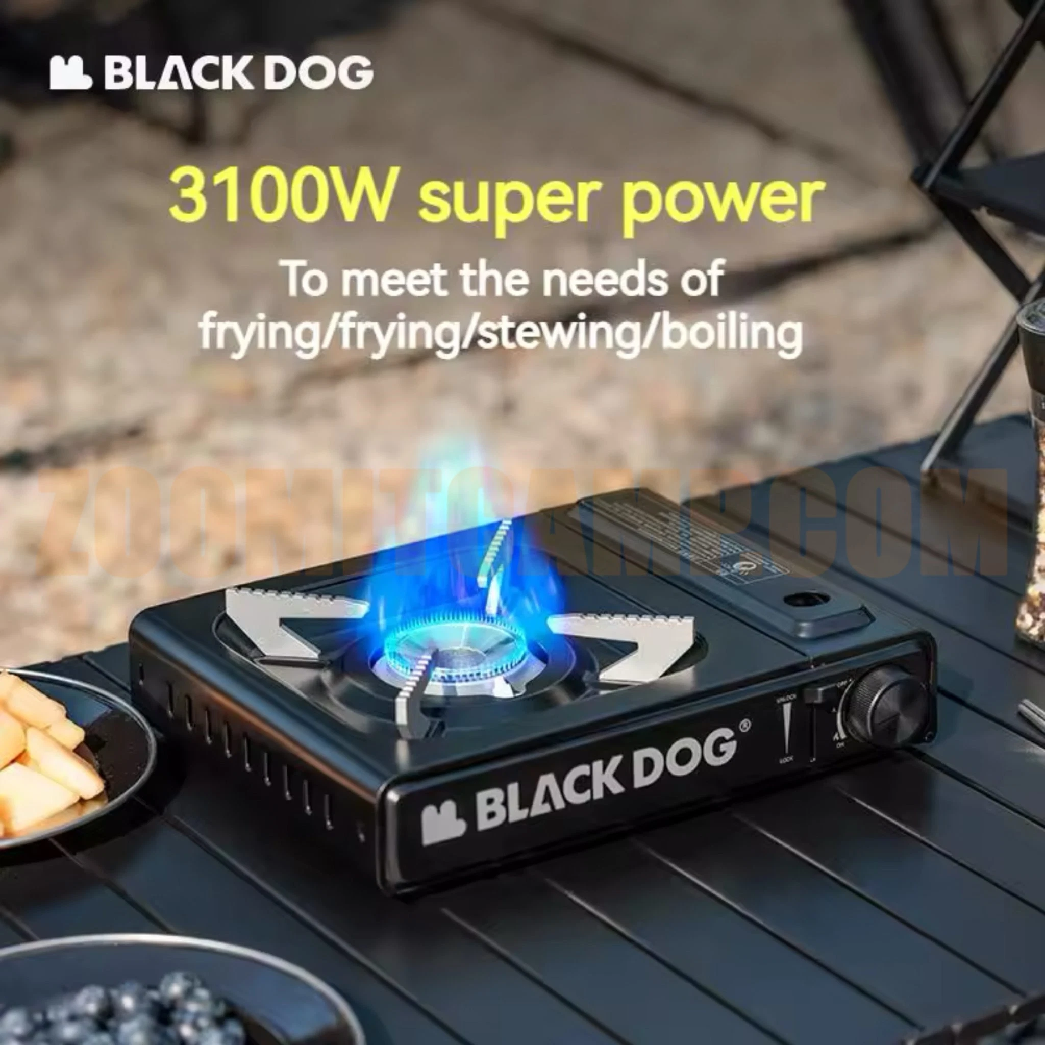 اجاق گاز کمپینگ بلک داگ BLACK DOG مدل CBD2300012 6 اجاق گاز کمپینگ بلک داگ BLACK DOG مدل CBD2300012