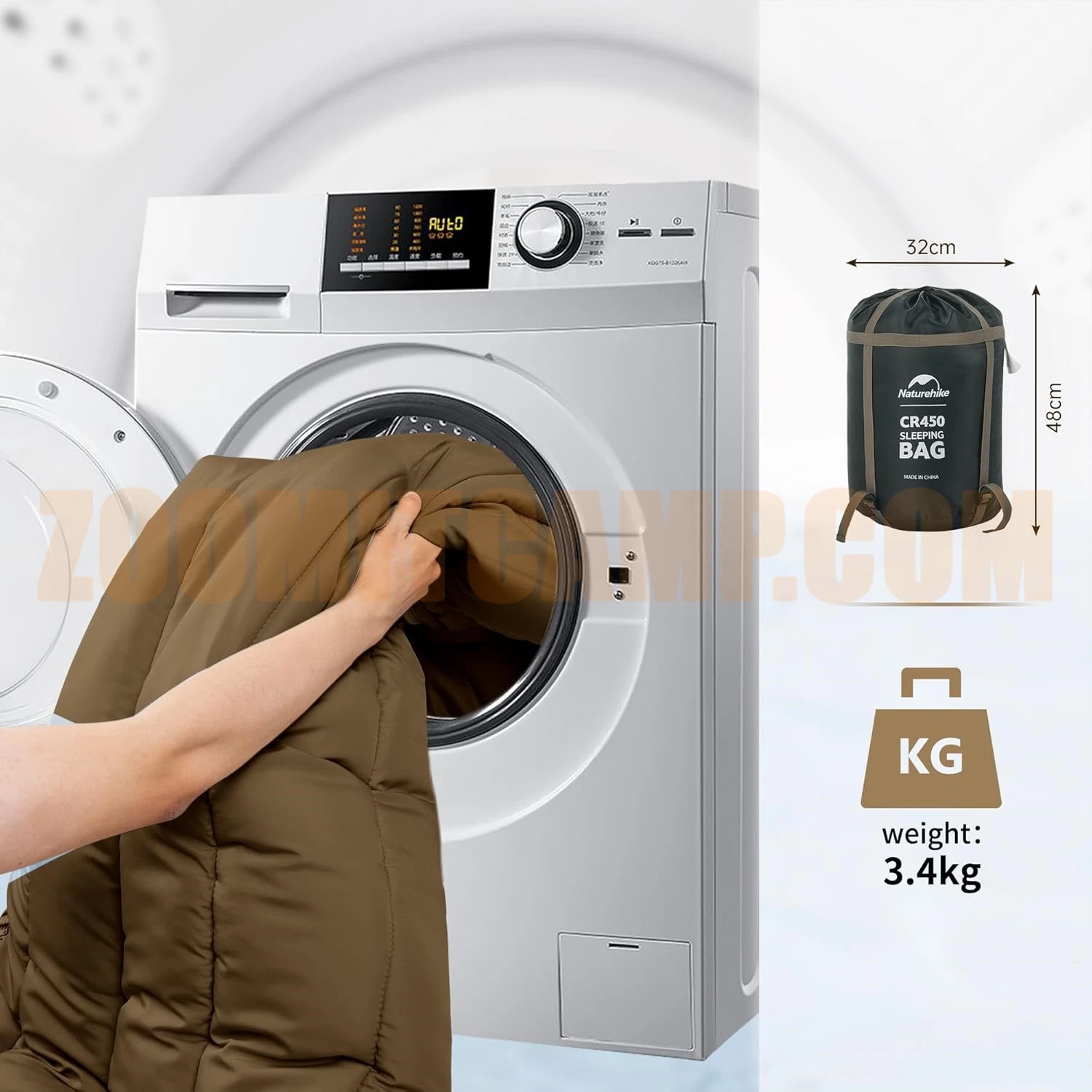 کیسه خواب پاکتی الیاف پنبه یک نفره نیچرهایک مدل CNH22SD011 9 کیسه خواب پاکتی الیاف پنبه یک نفره نیچرهایک مدل CNH22SD011