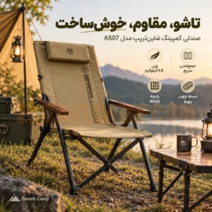 صندلی تاشو کمپینگ شاین تریپ مدل A507